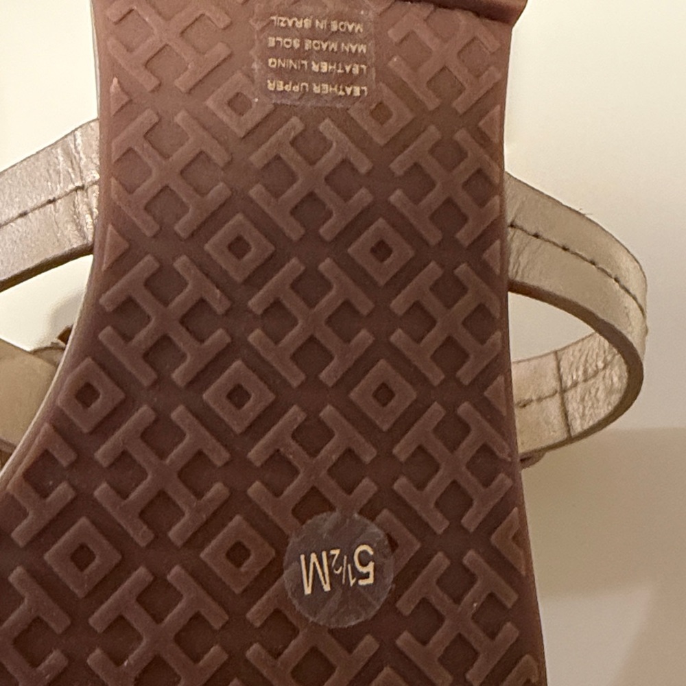 Tory Burch Metallic Gold Miller Thong Sandals - Picture 5 of 6